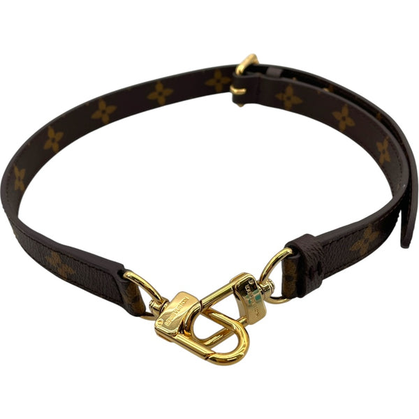 ルイ・ヴィトン LOUIS VUITTON ショルダーストラップ ブラウン モノグラム・キャンバス ユニセックス ショルダーストラップ