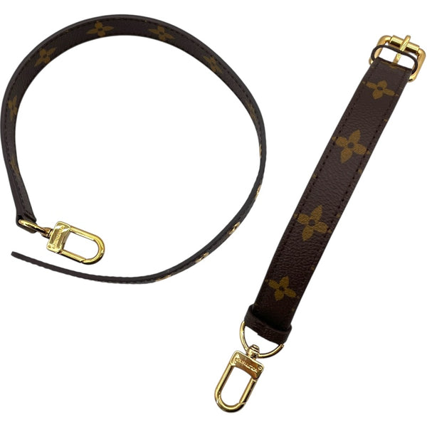 ルイ・ヴィトン LOUIS VUITTON ショルダーストラップ ブラウン モノグラム・キャンバス ユニセックス ショルダーストラップ
