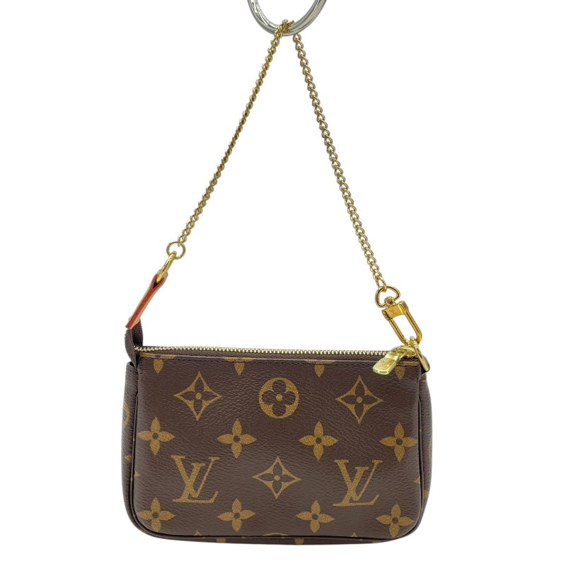 ルイ・ヴィトン LOUIS VUITTON ミニ･ポシェット･アクセソワール M58009 ブラウン モノグラム レディース ショルダーバッグ