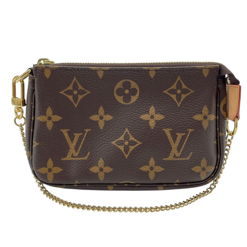 ルイ・ヴィトン LOUIS VUITTON ミニ･ポシェット･アクセソワール M58009 ブラウン モノグラム レディース ショルダーバッグ