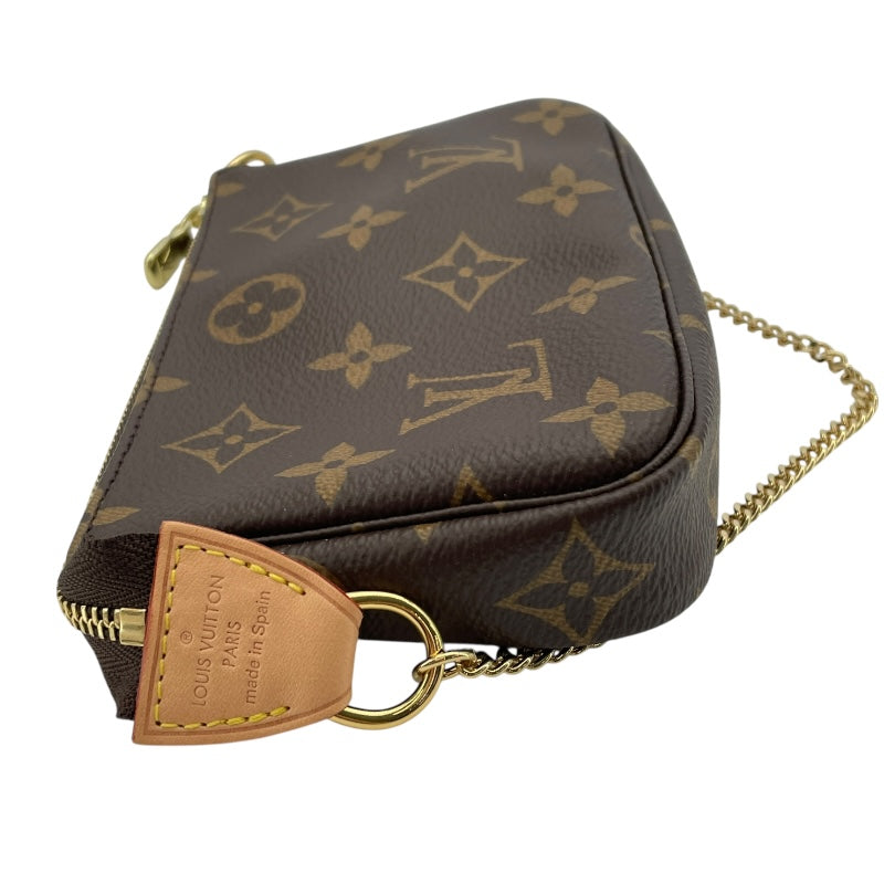 ルイ・ヴィトン LOUIS VUITTON ミニ･ポシェット･アクセソワール M58009 ブラウン モノグラム レディース ショルダーバッグ