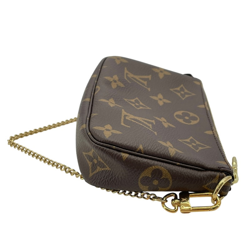 ルイ・ヴィトン LOUIS VUITTON ミニ･ポシェット･アクセソワール M58009 ブラウン モノグラム レディース ショルダーバッグ