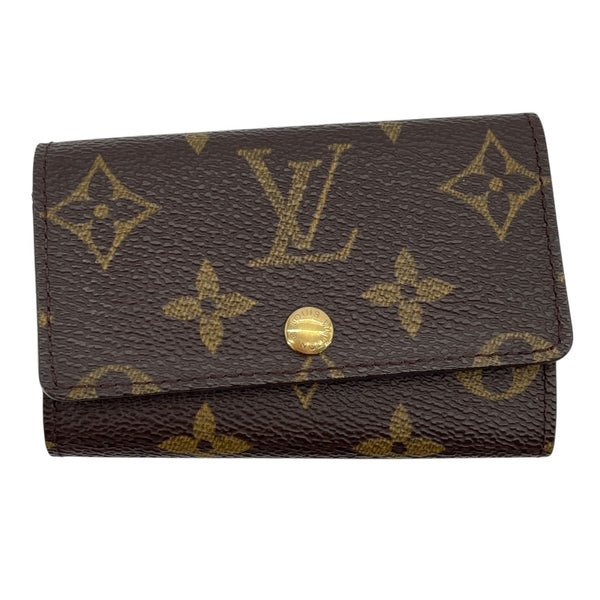 ルイ・ヴィトン LOUIS VUITTON ミュルティクレ6 M62630 ブラウン モノグラムキャンバス レディース キーケース