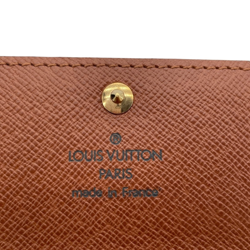 ルイ・ヴィトン LOUIS VUITTON ミュルティクレ6 M62630 ブラウン モノグラムキャンバス レディース キーケース