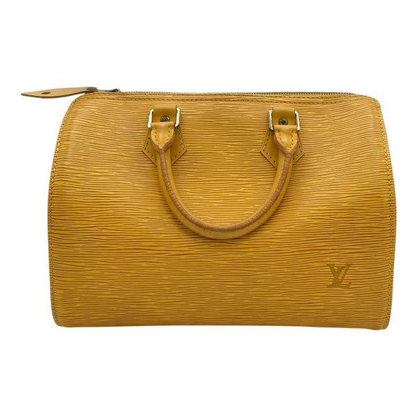 ルイ・ヴィトン LOUIS VUITTON スピーディ25 M43019 イエロー エピ レディース ボストンバッグ