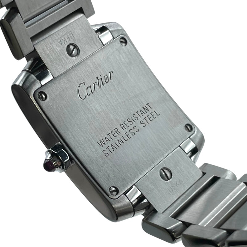 カルティエ Cartier タンク フランセーズ SM ピンクシェル W51028Q3 ピンクシェル SS クオーツ レディース 腕時計