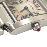 カルティエ Cartier タンク フランセーズ SM ピンクシェル W51028Q3 ピンクシェル SS クオーツ レディース 腕時計