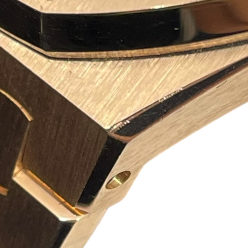 オーデマ・ピゲ AUDEMARS PIGUET ロイヤルオーク 155000R.OO.12200R.01 ブラック K18PG 自動巻き メンズ 腕時計