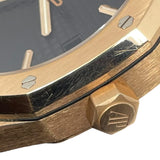 オーデマ・ピゲ AUDEMARS PIGUET ロイヤルオーク 155000R.OO.12200R.01 ブラック K18PG 自動巻き メンズ 腕時計