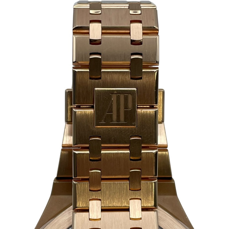 オーデマ・ピゲ AUDEMARS PIGUET ロイヤルオーク 155000R.OO.12200R.01 ブラック K18PG 自動巻き メンズ 腕時計