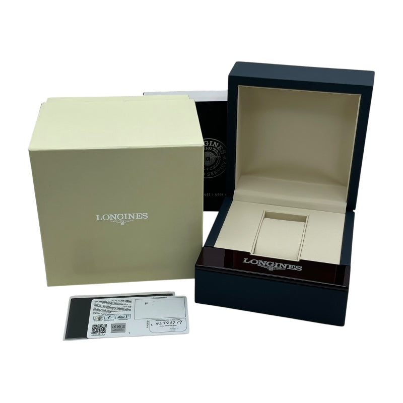 ロンジン LONGINES フラッグシップ L4.274.3.917 ホワイト SS 自動巻き レディース 腕時計