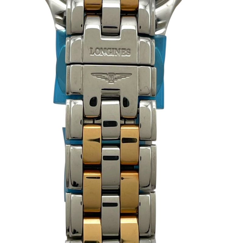 ロンジン LONGINES フラッグシップ L4.274.3.92.7 ホワイト SS 自動巻き レディース 腕時計