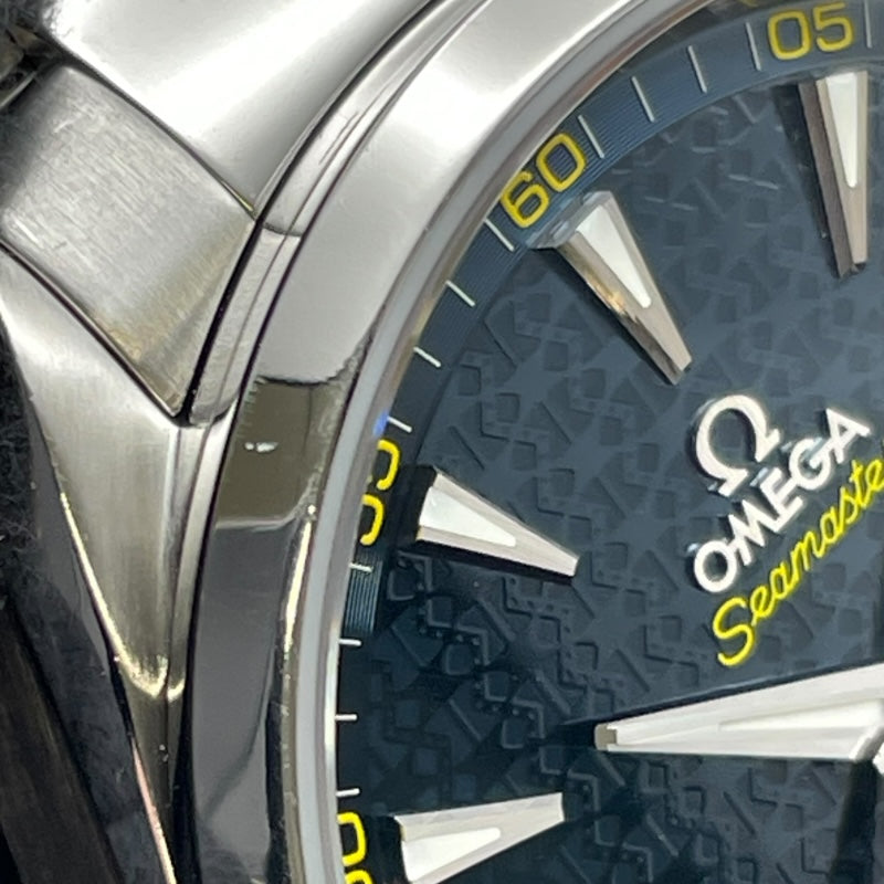 オメガ OMEGA シーマスター アクアテラ マスターコーアクシャル ジェームスボンド007 231.10.42.21.03.004 ネイビー SS 自動巻き メンズ 腕時計