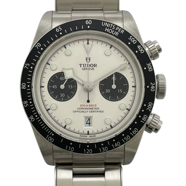 チューダー/チュードル TUDOR ブラックベイ クロノ 79360N ホワイト SS 自動巻き メンズ 腕時計