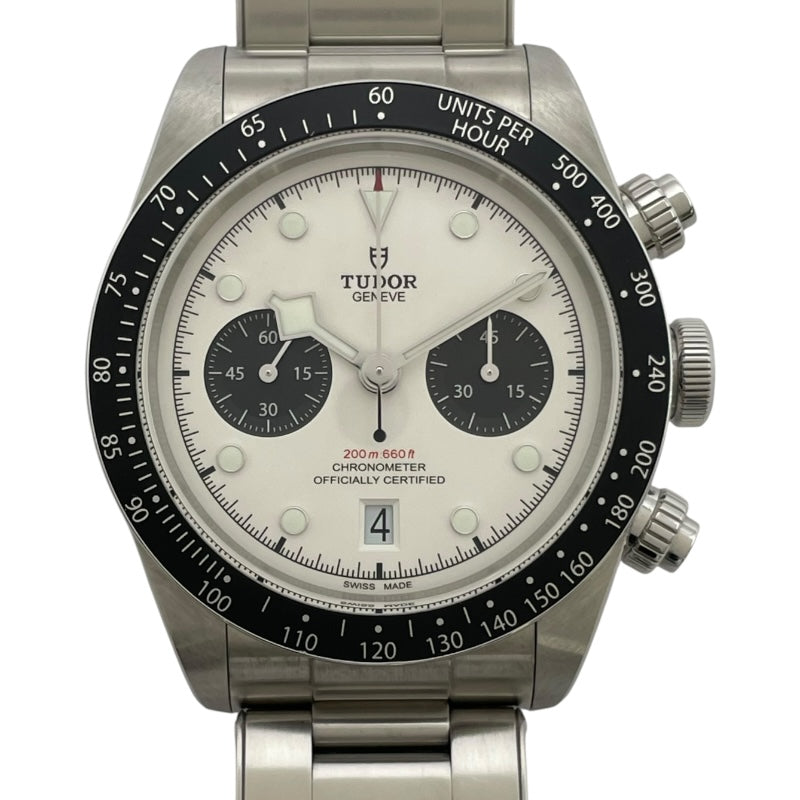 チューダー/チュードル TUDOR ブラックベイ クロノ 79360N ホワイト SS 自動巻き メンズ 腕時計