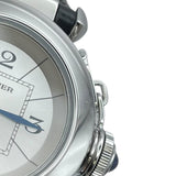 カルティエ Cartier ミスパシャ W3140025 シルバー SS/革ベルト（社外品） クオーツ レディース 腕時計