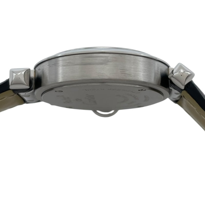カルティエ Cartier ミスパシャ W3140025 シルバー SS/革ベルト（社外品） クオーツ レディース 腕時計