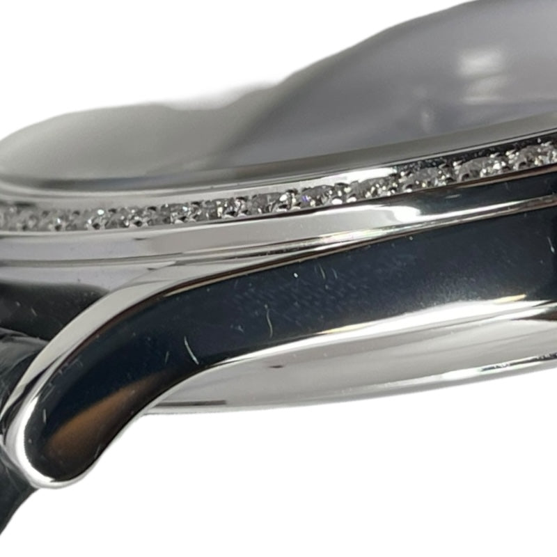 パテック・フィリップ PATEK PHILIPPE カラトラバ 5297G-001 ブラック K18WG/革ベルト 自動巻き メンズ 腕時計