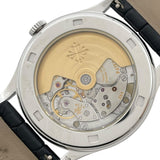 パテック・フィリップ PATEK PHILIPPE カラトラバ 5297G-001 ブラック K18WG/革ベルト 自動巻き メンズ 腕時計