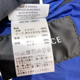 ヴェルサーチ VERSACE 2WAYロゴ総柄ダウンジャケット 2022年 1002749 ブルー ナイロン メンズ ダウンジャケット