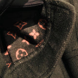 ルイ・ヴィトン LOUIS VUITTON ノーカラーウールコート FDJA34 ウール レディース ノーカラージャケット