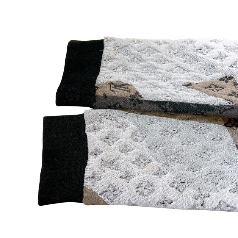 ルイ・ヴィトン LOUIS VUITTON モノグラム総柄フェイスデザインブルゾン HPY78W ブラック/ブラウン/ホワイト コットン メンズ その他トップス