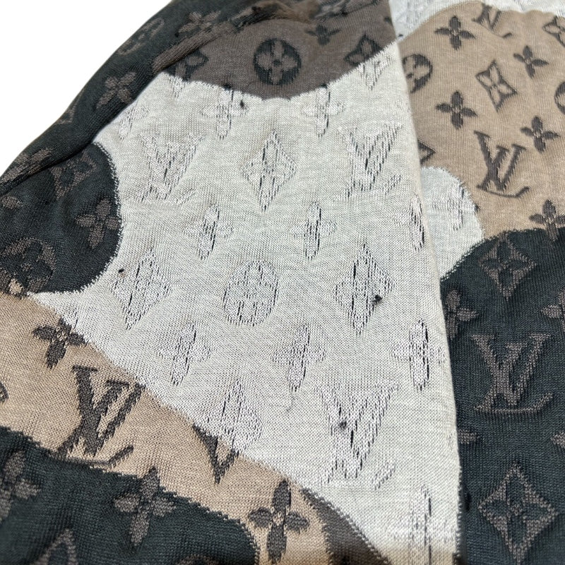 ルイ・ヴィトン LOUIS VUITTON モノグラム総柄フェイスデザインブルゾン HPY78W ブラック/ブラウン/ホワイト コットン メンズ その他トップス