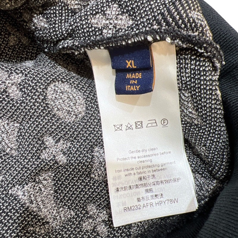 ルイ・ヴィトン LOUIS VUITTON モノグラム総柄フェイスデザインブルゾン HPY78W ブラック/ブラウン/ホワイト コットン メンズ その他トップス