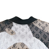 ルイ・ヴィトン LOUIS VUITTON モノグラム総柄フェイスデザインブルゾン HPY78W ブラック/ブラウン/ホワイト コットン メンズ その他トップス