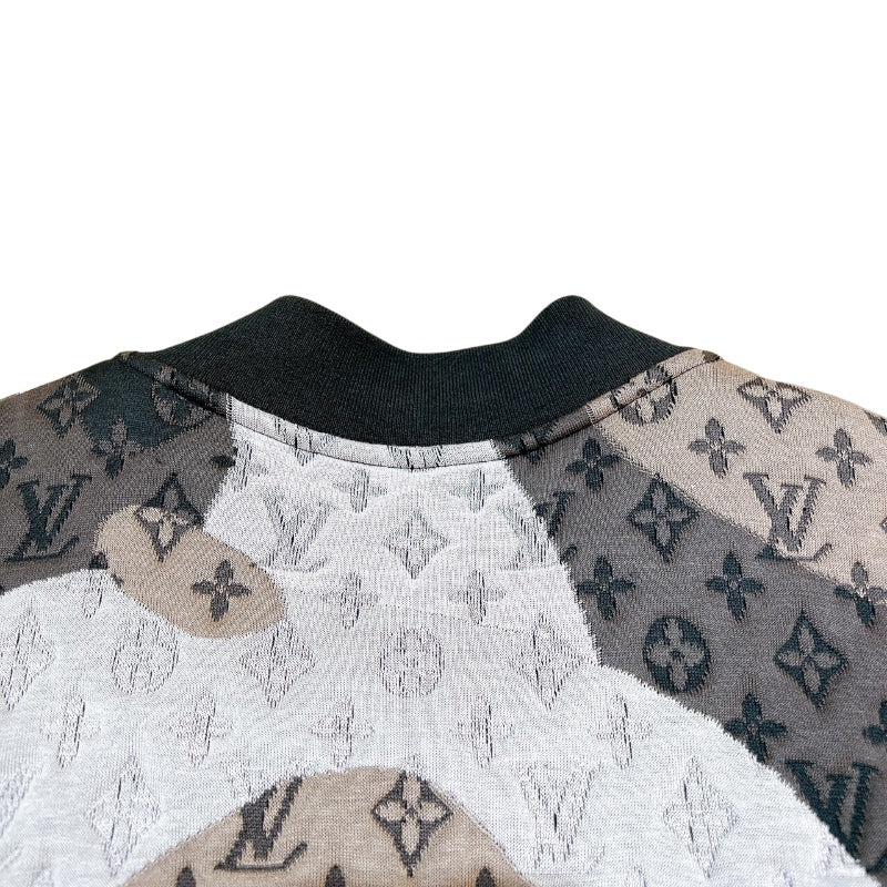 ルイ・ヴィトン LOUIS VUITTON モノグラム総柄フェイスデザインブルゾン HPY78W ブラック/ブラウン/ホワイト コットン メンズ その他トップス