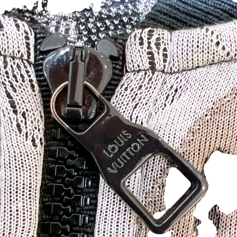 ルイ・ヴィトン LOUIS VUITTON モノグラム総柄フェイスデザインブルゾン HPY78W ブラック/ブラウン/ホワイト コットン メンズ その他トップス