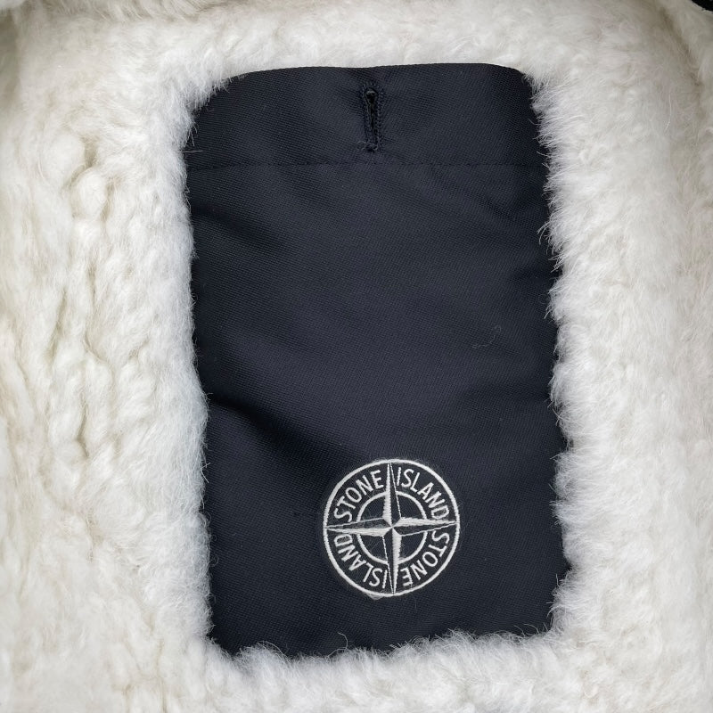 フーデッドムートンコート 7715001097 ホワイト 羊 メンズ その他アウター