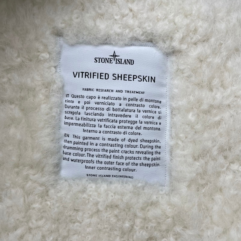 フーデッドムートンコート 7715001097 ホワイト 羊 メンズ その他アウター