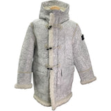 フーデッドムートンコート 7715001097 ホワイト 羊 メンズ その他アウター