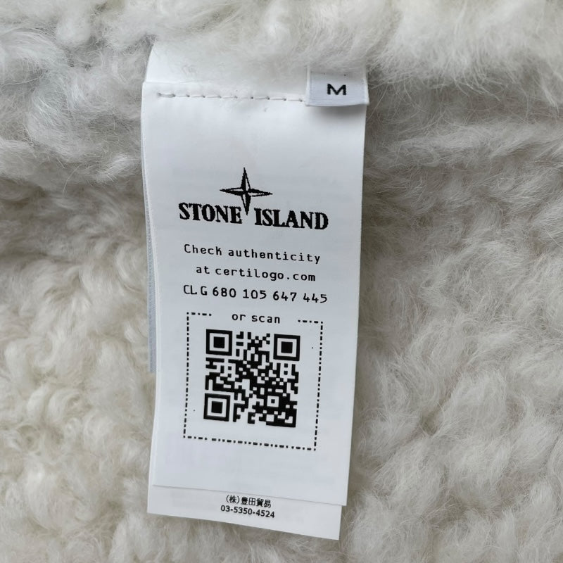 フーデッドムートンコート 7715001097 ホワイト 羊 メンズ その他アウター