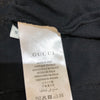 グッチ GUCCI ロゴプリントTシャツ 440103 ブラック コットン メンズ 半袖Ｔシャツ