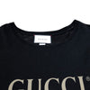 グッチ GUCCI ロゴプリントTシャツ 440103 ブラック コットン メンズ 半袖Ｔシャツ