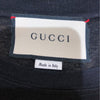 グッチ GUCCI ロゴプリントTシャツ 440103 ブラック コットン メンズ 半袖Ｔシャツ