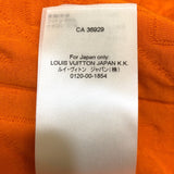 ルイ・ヴィトン LOUIS VUITTON LV総柄 スウェットシャツ HOY33W オレンジ コットン メンズ スウェット