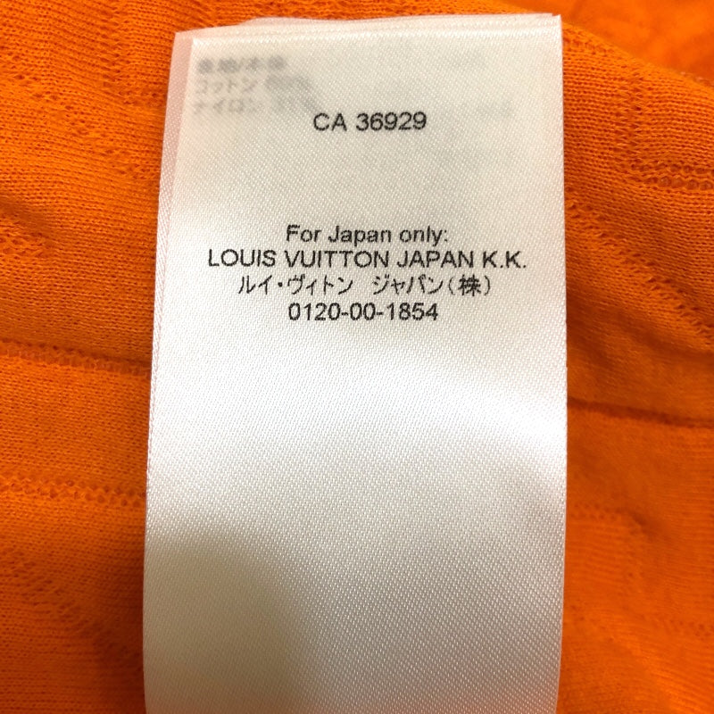 ルイ・ヴィトン LOUIS VUITTON LV総柄 スウェットシャツ HOY33W オレンジ コットン メンズ スウェット