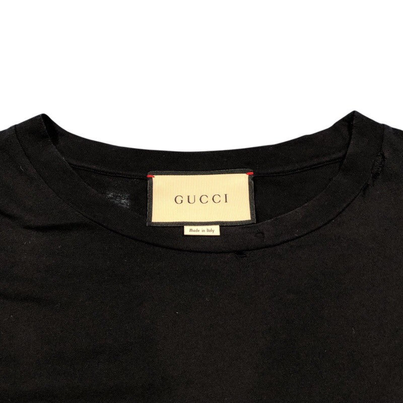グッチ GUCCI ロゴプリントTシャツ 457095 コットン メンズ 半袖Ｔシャツ