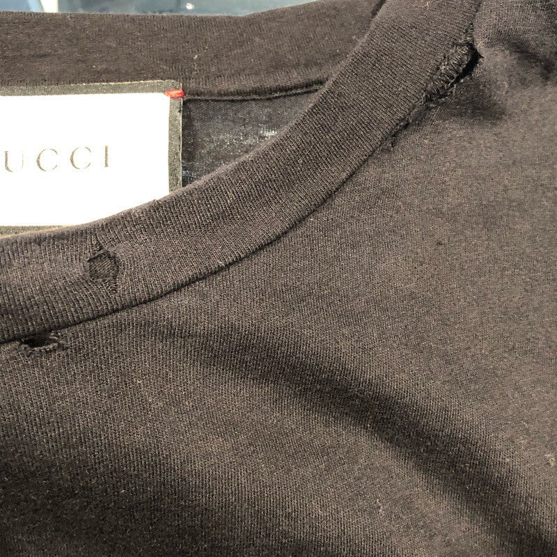 グッチ GUCCI ロゴプリントTシャツ 457095 コットン メンズ 半袖Ｔシャツ