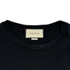 グッチ GUCCI ロゴプリントTシャツ 457095 ブラック コットン メンズ 半袖Ｔシャツ
