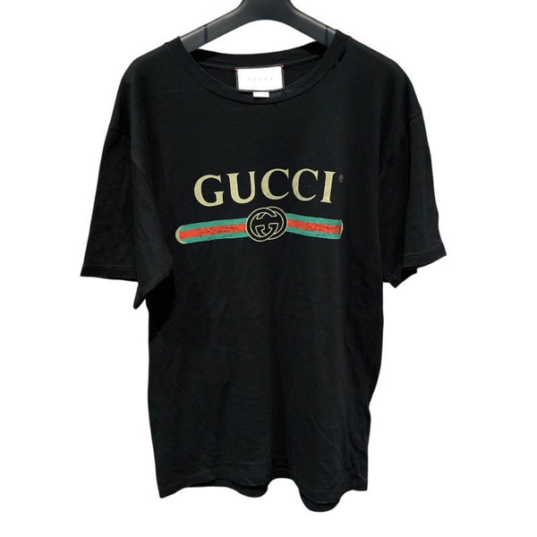 グッチ GUCCI ロゴプリントTシャツ 457095 コットン メンズ 半袖Ｔシャツ