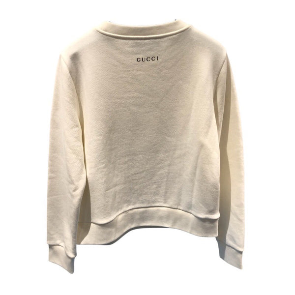 グッチ GUCCI デザインスウェットシャツ 623450 アイボリー レディース スウェット