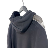 ドルチェ＆ガッバーナ Dolce & Gabbana ロゴラインスウェットパーカー G9ZQ1T ブラック/シルバー コットン ユニセックス パーカー