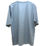 エルメス HERMES ミニレザーパッチ Tシャツ グレー コットン メンズ 半袖Ｔシャツ