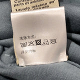 エルメス HERMES ミニレザーパッチ Tシャツ グレー コットン メンズ 半袖Ｔシャツ