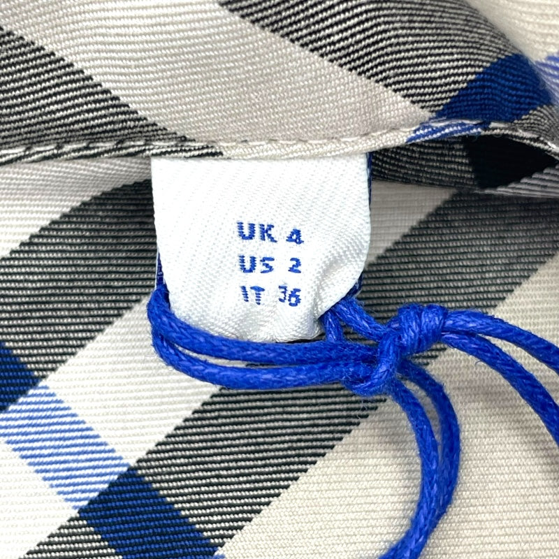 バーバリー BURBERRY チェックシャツワンピース 8090717 グレー コットン レディース ワンピース