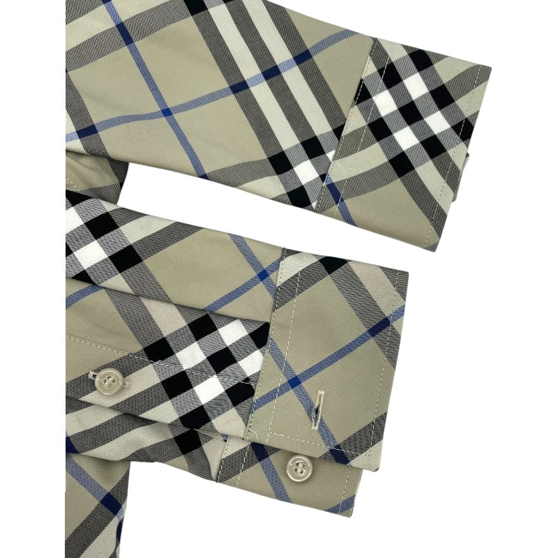 バーバリー BURBERRY チェックシャツワンピース 8090717 グレー コットン レディース ワンピース